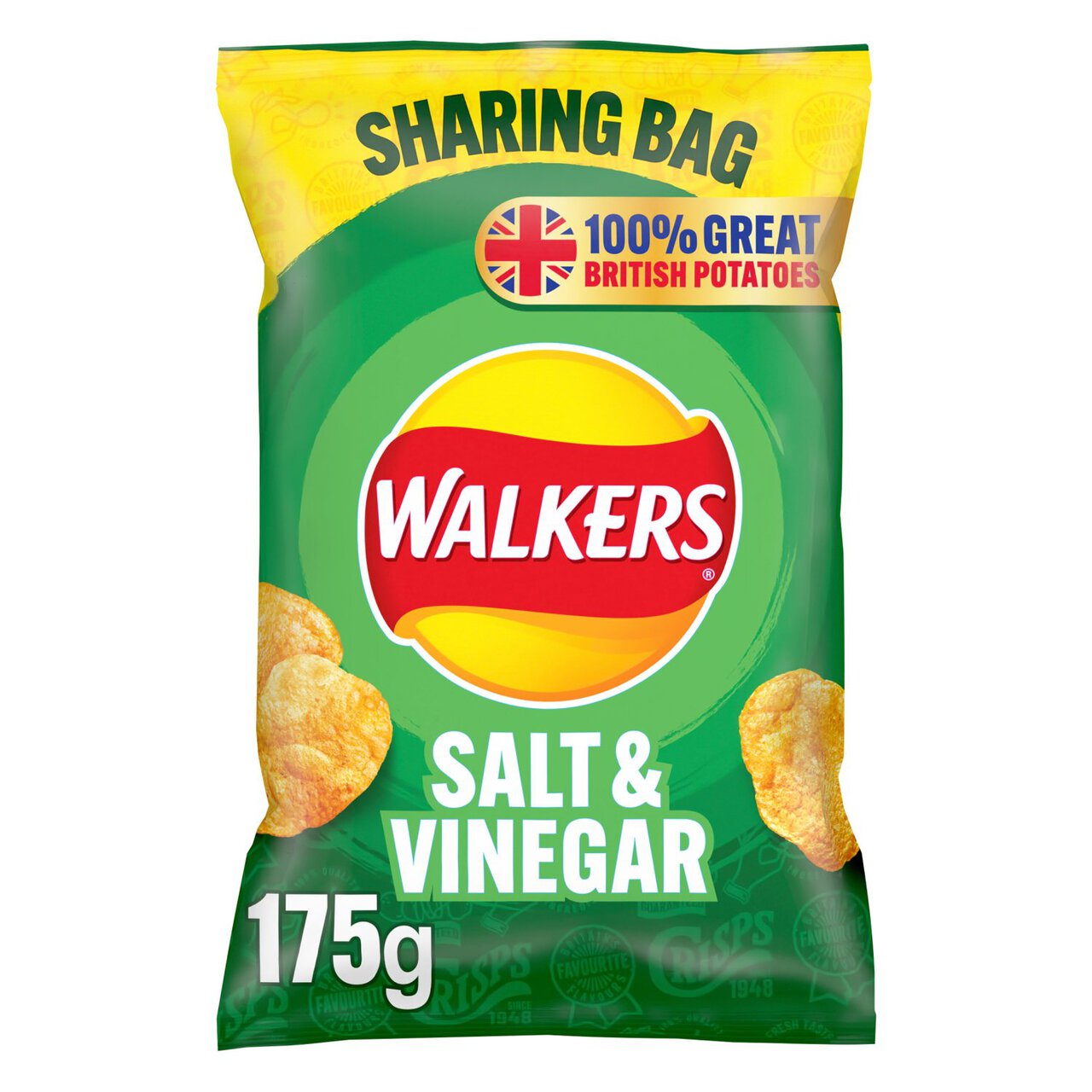 Walkers Salt & Vinegar Crisps 175g