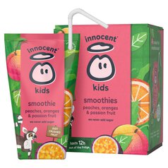 Innocent Kids Peaches & Passion Fruit Smoothies 4 x 150ml