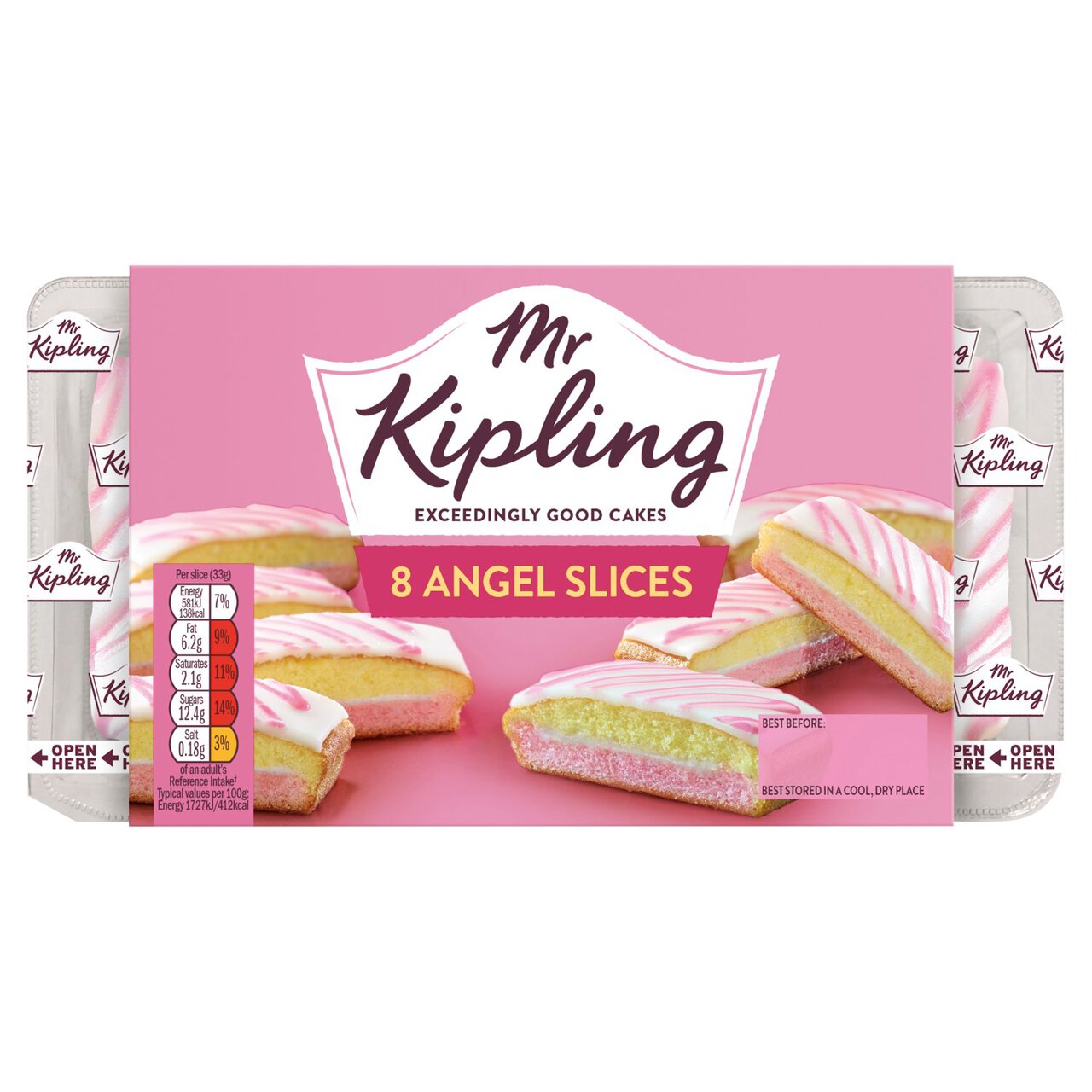 Mr Kipling Angel Slices 8 per pack
