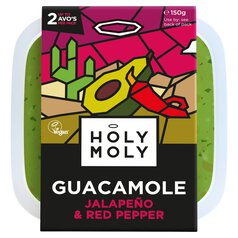 Holy Moly Guacamole Jalapeno & Red Pepper 150g