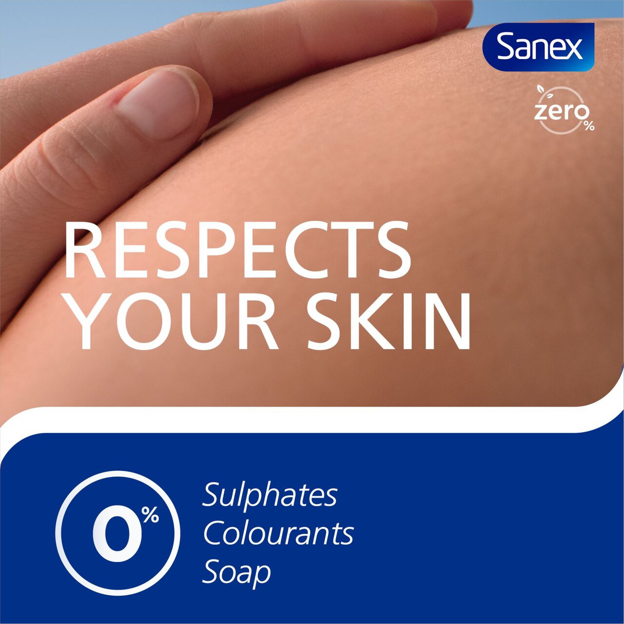 Sanex Zero % Sensitive Skin Shower Gel 450ml
