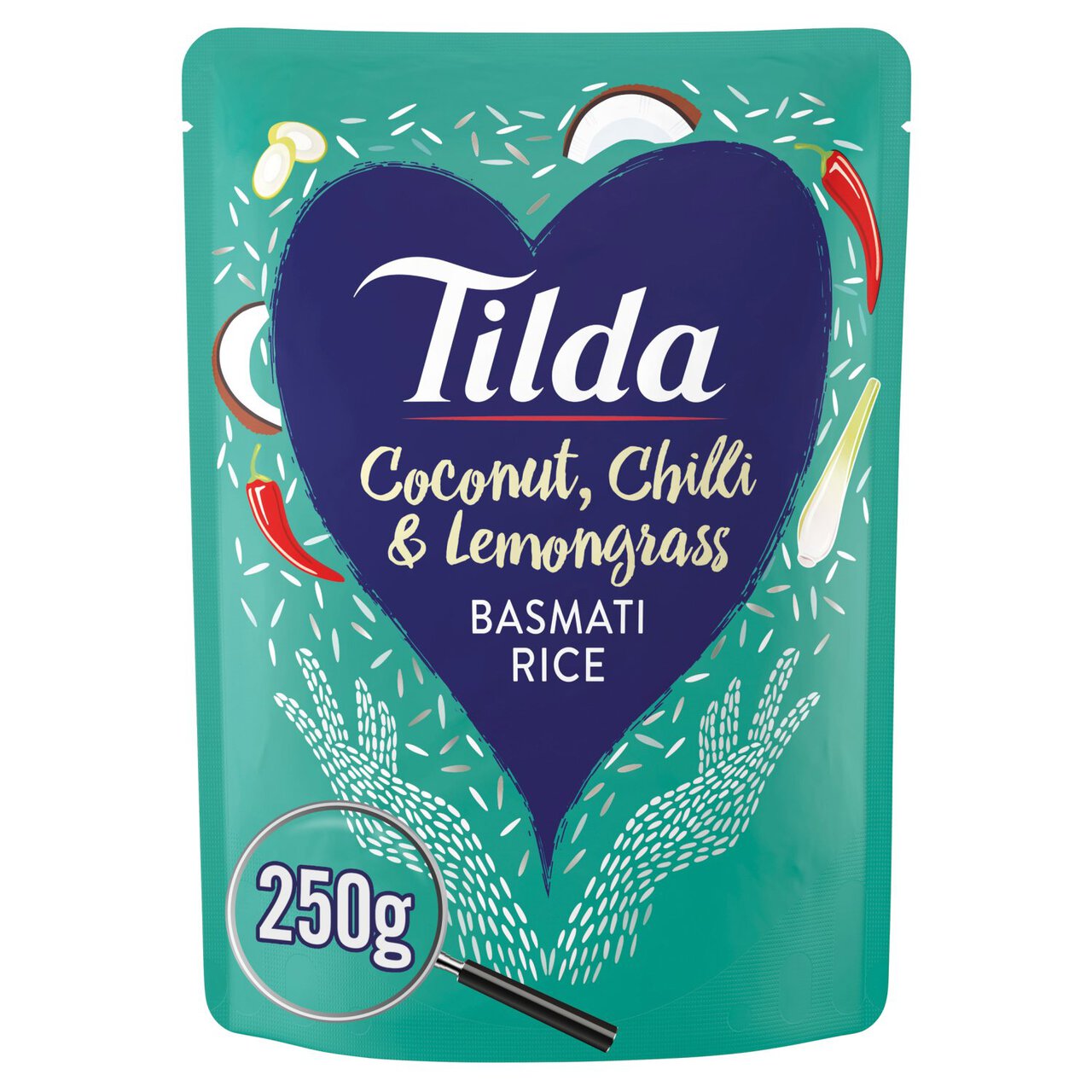 Tilda Microwave Coconut Chilli & Lemongrass Basmati Rice 250g