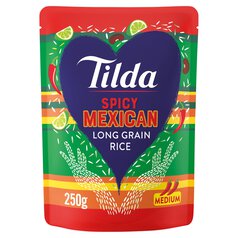Tilda Microwave Spicy Mexican Long Grain Rice 250g