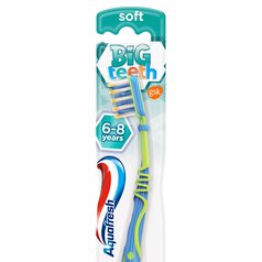 Aquafresh Big Teeth 6-8 Years Kids Soft Toothbrush