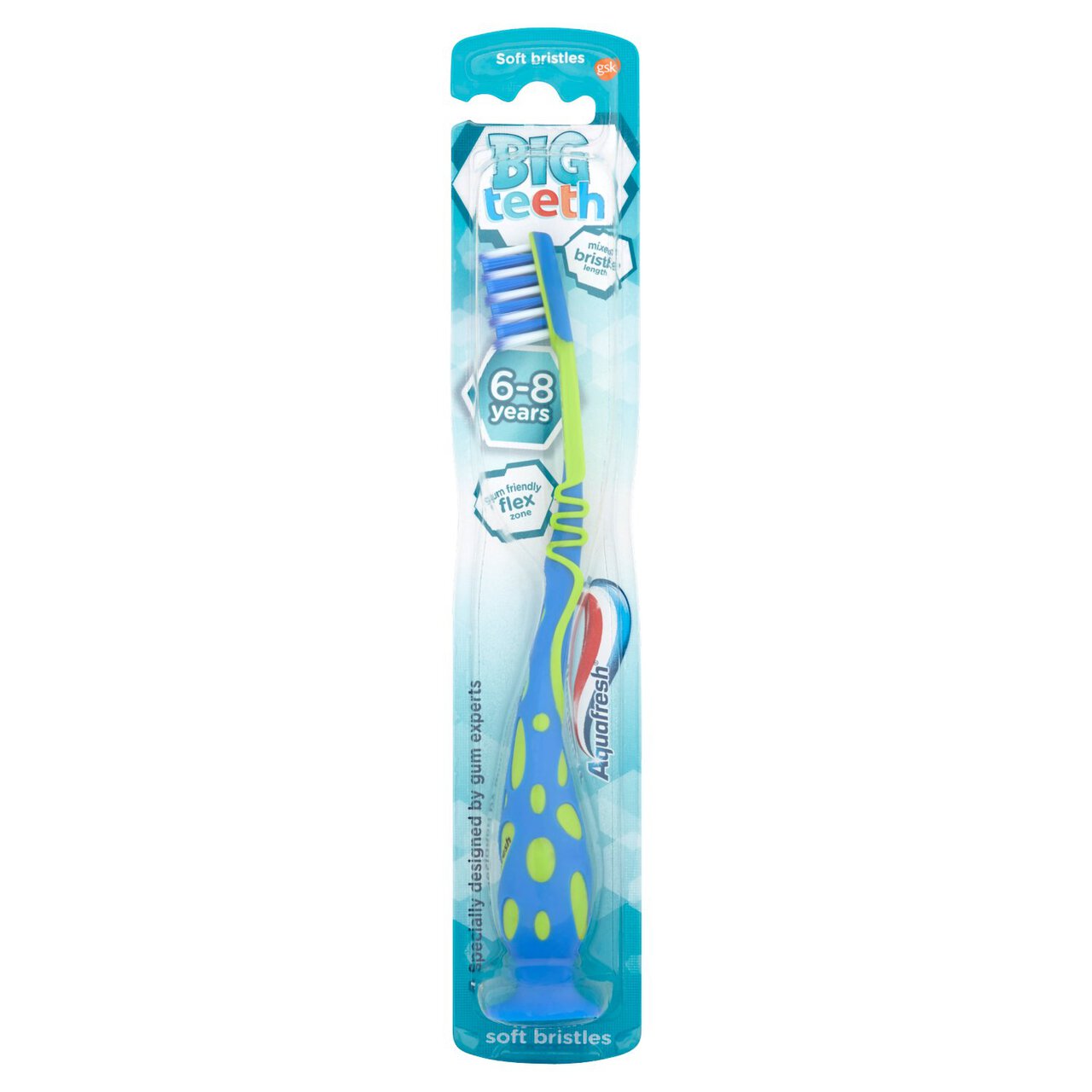 Aquafresh Big Teeth 6-8 Years Kids Soft Toothbrush