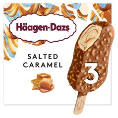 Haagen-Dazs Salted Caramel Ice Cream Bars 3 x 80ml