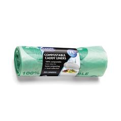 Addis 7 Litre 100% Biodegradable Compost Food Caddy Liners 20 per pack