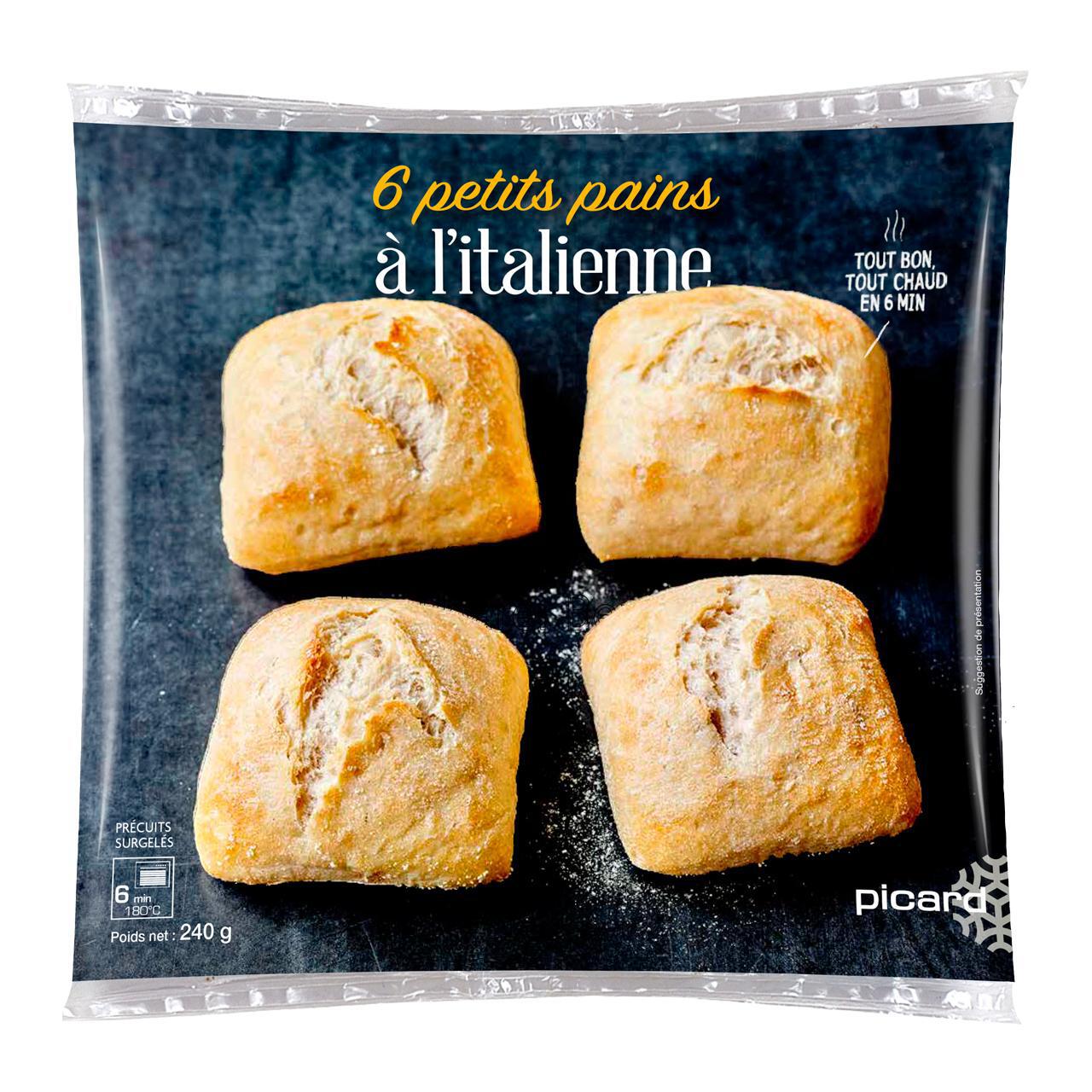 Picard Mini Italian Bread Rolls 6 per pack