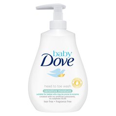 Baby Dove Sensitive Moisture Fragrance Free Head to Toe Wash 400ml