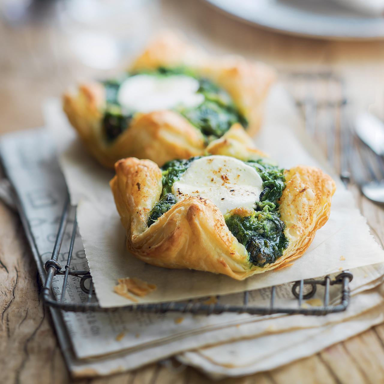 Picard Goats Cheese & Spinach Pastries 4 x 110g