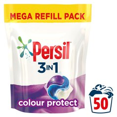 Persil 3 in 1 Laundry Washing Capsules Colour Protect 50 Wash 50 per pack
