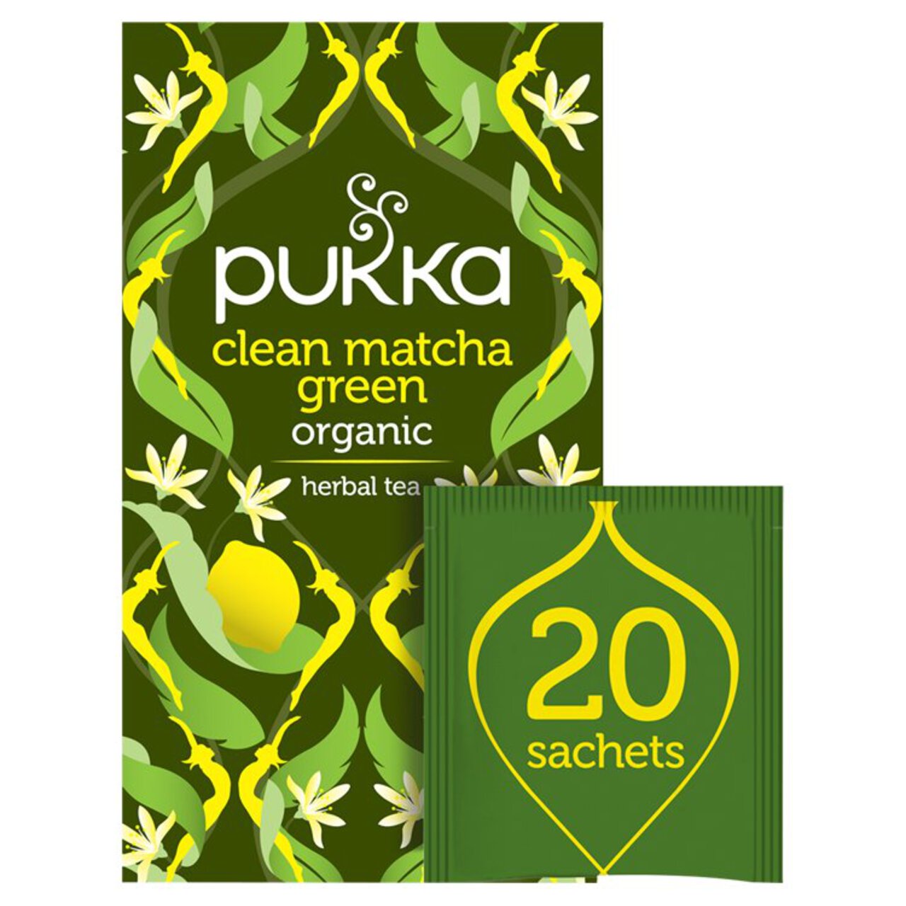 Pukka Tea Clean Matcha Green Tea Bags 20 per pack