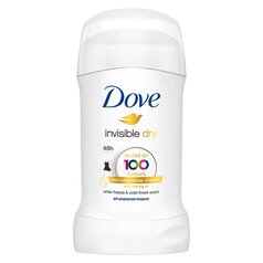 Dove Invisible Dry 48 hours Deodorant Stick for Moisturizing Protection 40ml