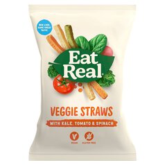 Eat Real Veggie & Kale Straws 113g