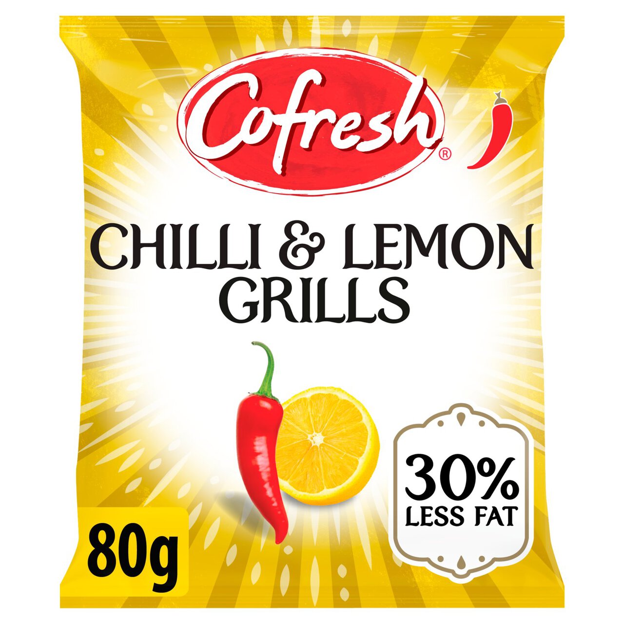 Cofresh Chilli & Lemon Potato Grills 80g