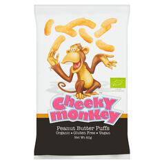Cheeky Monkey Organic Peanut Butter Puffs 60g