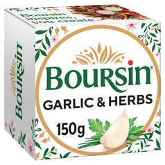 Boursin Garlic & Herbs Soft French Cheese 150g