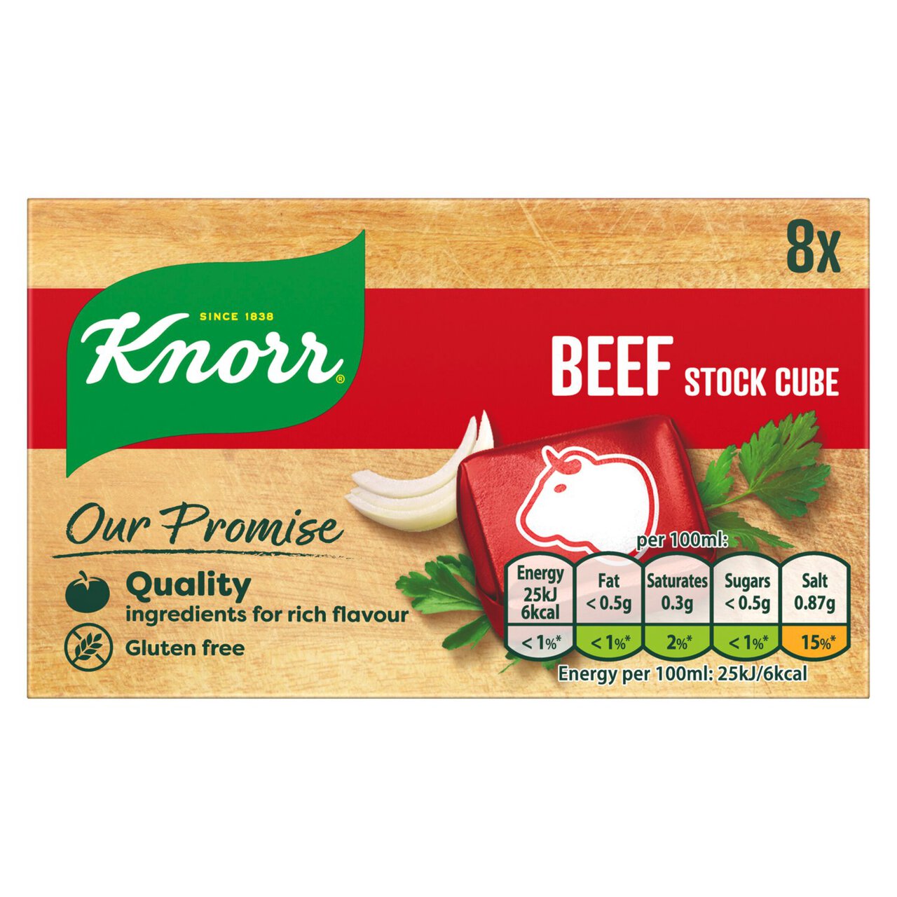 Knorr Beef Stock Cubes 8 x 10g