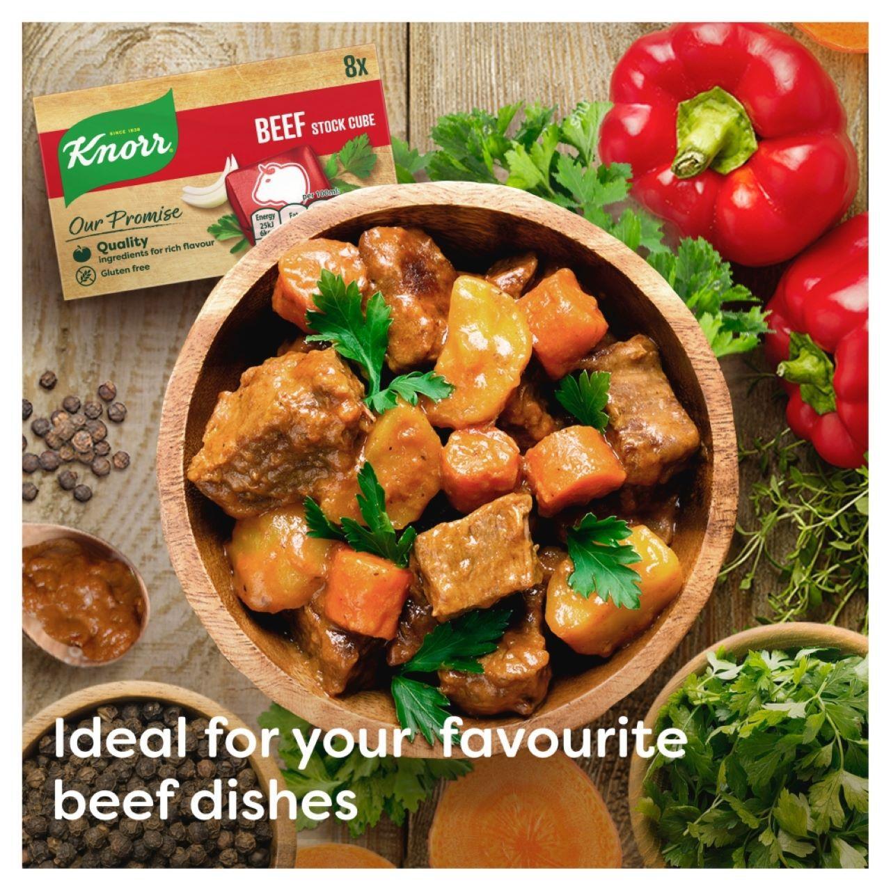 Knorr 8 Beef Stock Cubes 8 x 10g