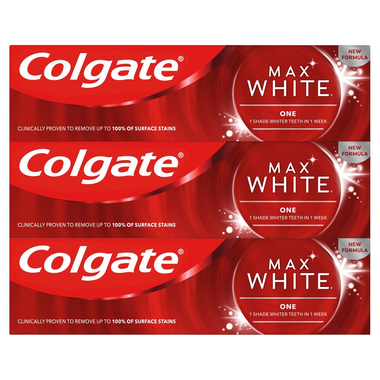 Colgate Max White One Whitening Toothpaste 3 x 75ml