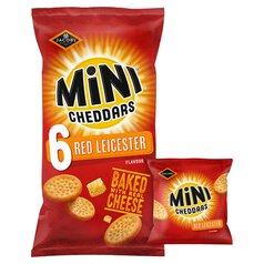 Jacob's Mini Cheddars Red Leicester 6 x 23g