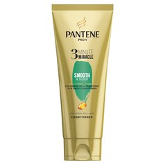 Pantene Pro-V 3 Minute Miracle Smooth & Sleek Hair Conditioner 200ml