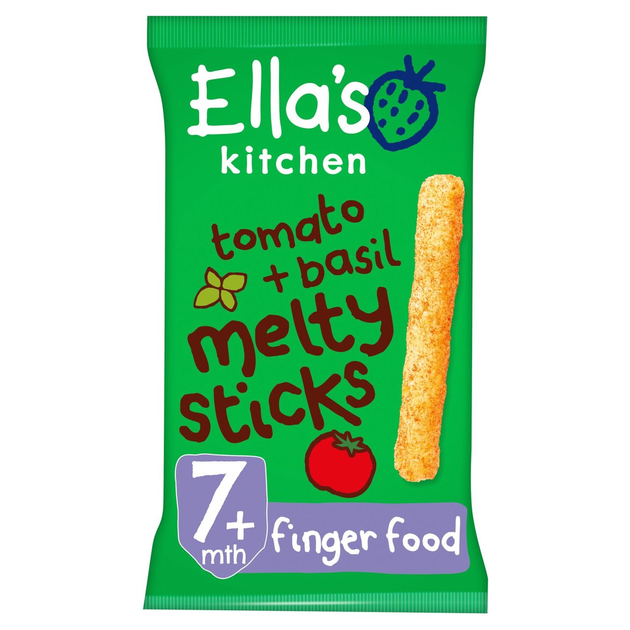 Ella's Kitchen Tomato & Basil Organic Melty Sticks, 7 mths+ 20g