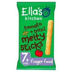Ella's Kitchen Tomato and Basil Melty Sticks Baby Snack 7+ Months 20g