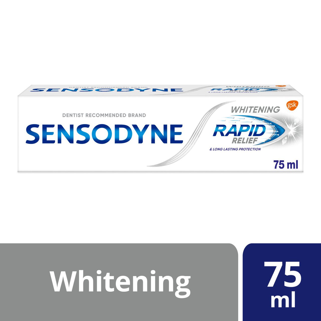 Sensodyne Rapid Relief Sensitive Whitening Toothpaste 75ml