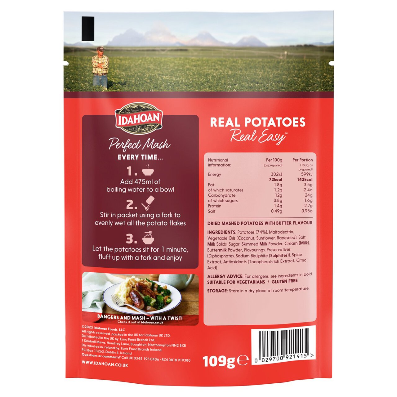 Idahoan mashed potatoes instructions sale