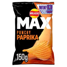 Walkers Max Paprika Sharing Crisps 150g