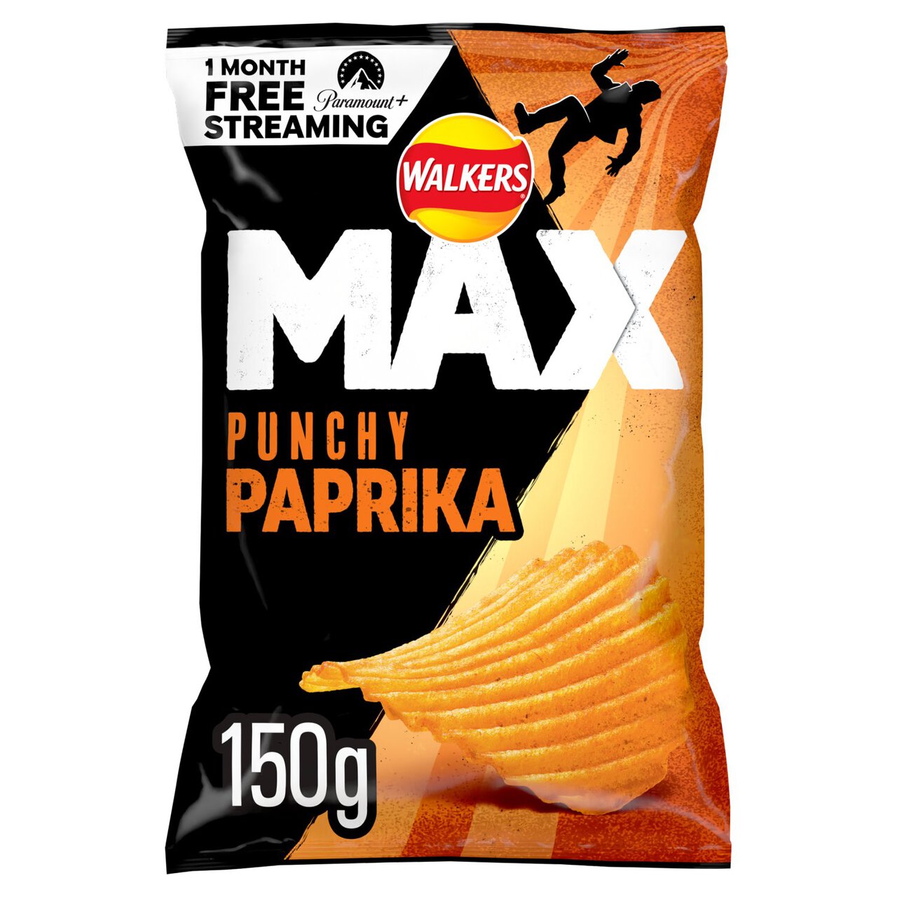 Walkers Max Paprika Sharing Crisps 150g