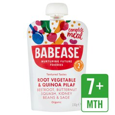 Babease Organic Root Vegetable & Quinoa Pilaf Pouch, 7 mths+ 130g