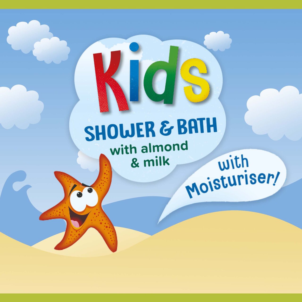 Palmolive Naturals Kids Shower & Bubble Bath Pump 750ml