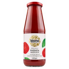 Biona Organic Passata with Basil 700g