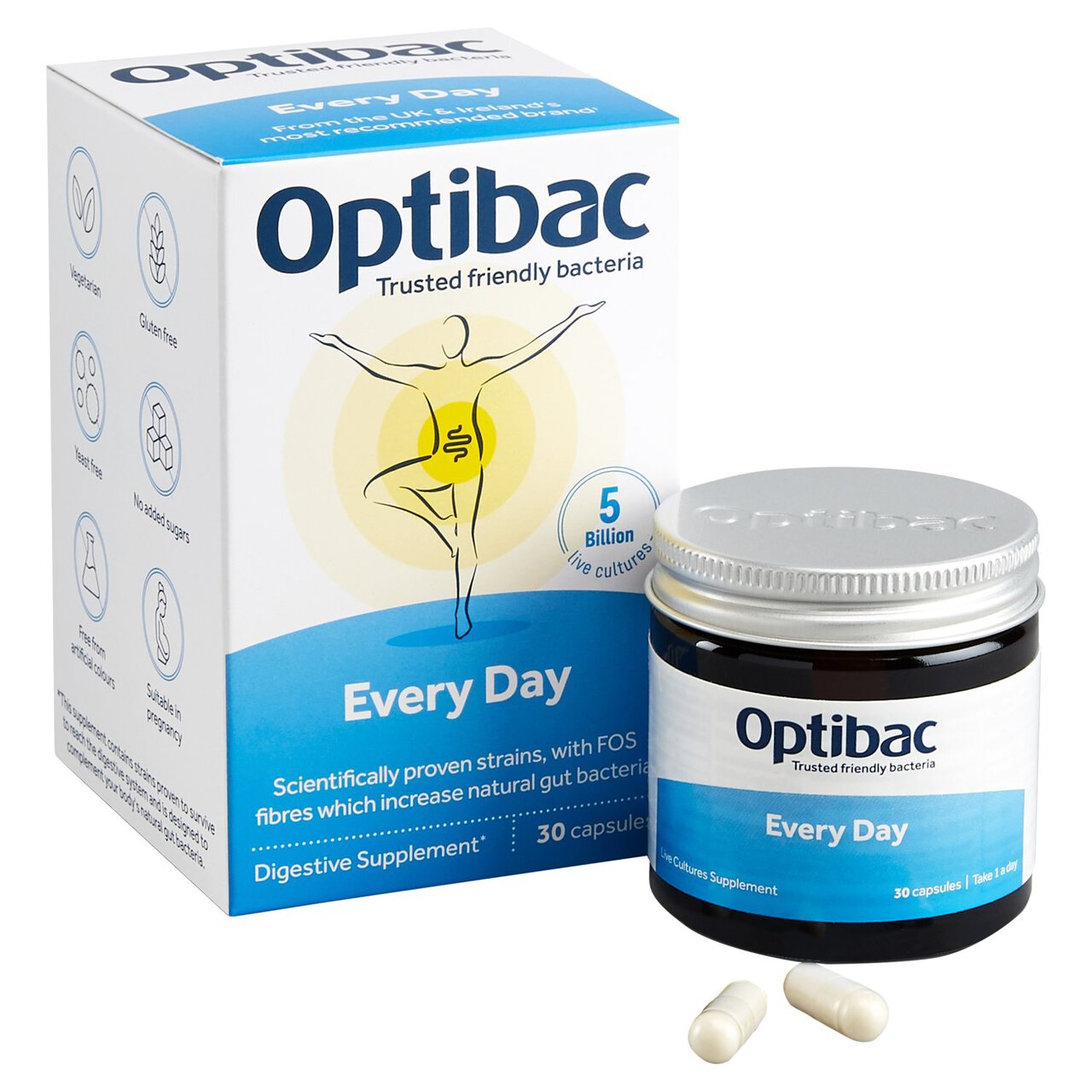 Optibac Probiotics Every Day 30 Capsules 30 per pack