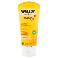 Weleda Baby Natural Calendula Shampoo & Body Wash 200ml