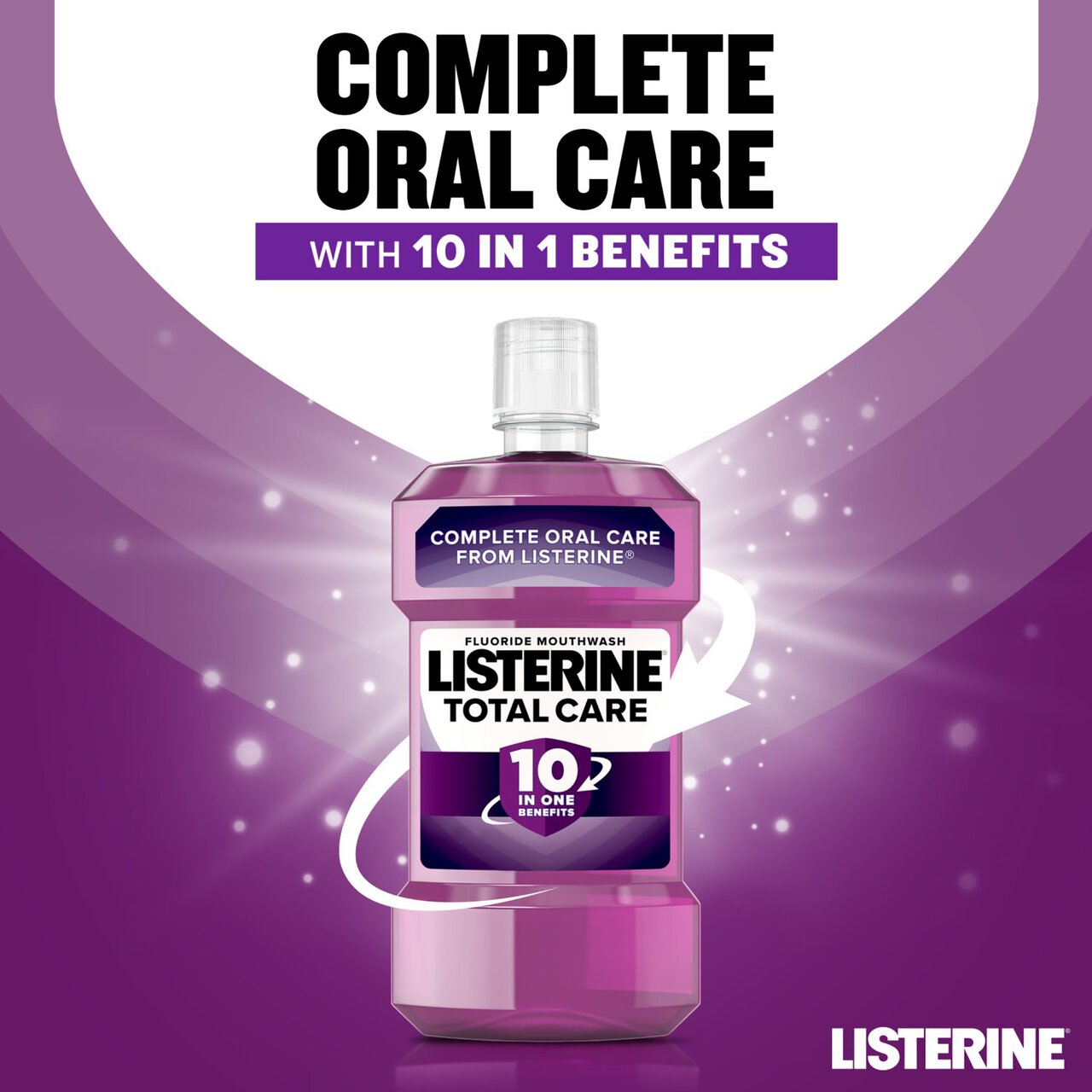 Listerine Clean Mint Total Care Mouthwash 500ml