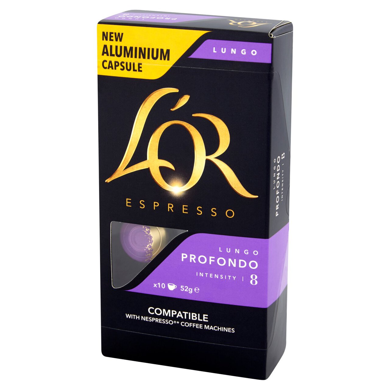 L'OR Lungo Profondo Coffee Pods x10 Intensity 8 10 per pack