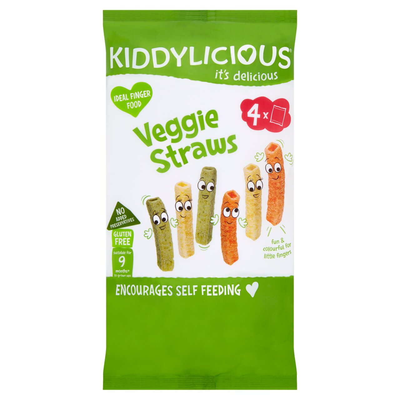 Kiddylicious Veggie Straws, 12g (Pack of 9) - New Tastier Recipe :  : Kitchen & Dining
