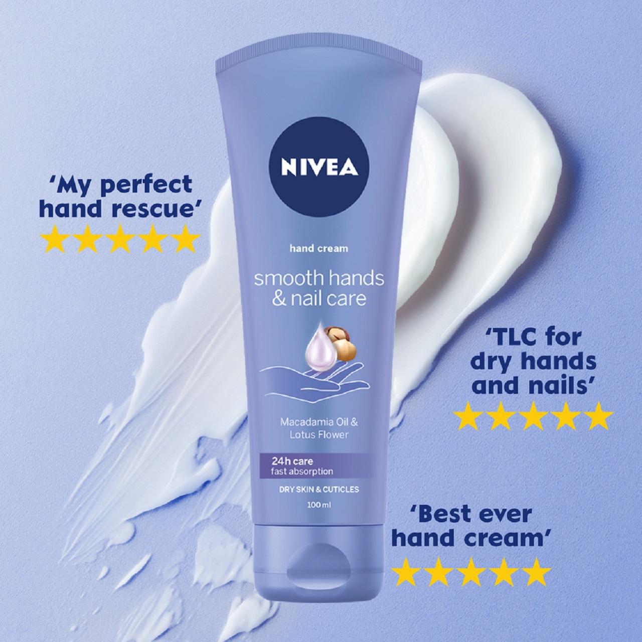 NIVEA Hand Cream, Smooth Care 100ml