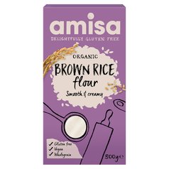 Amisa Organic Gluten Free Brown Rice Flour 500g