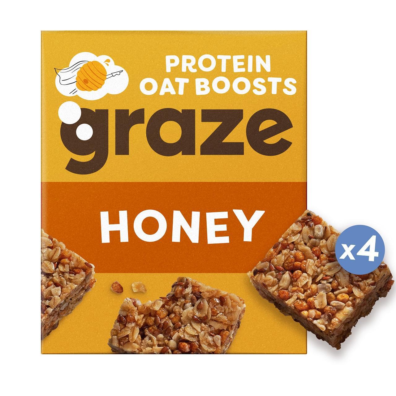 Graze Honey Oat Boosts 4 per pack | Zoom