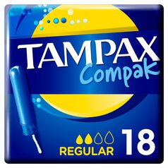 Tampax Compak Regular Tampons 18ct 18 per pack