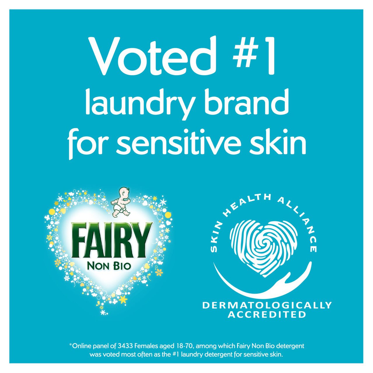Fairy Non Bio Pods Washing Liquid Capsules for Sensitive Skin 45 per pack