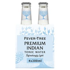 Fever-Tree Refreshingly Light Tonic Water 4 x 200ml