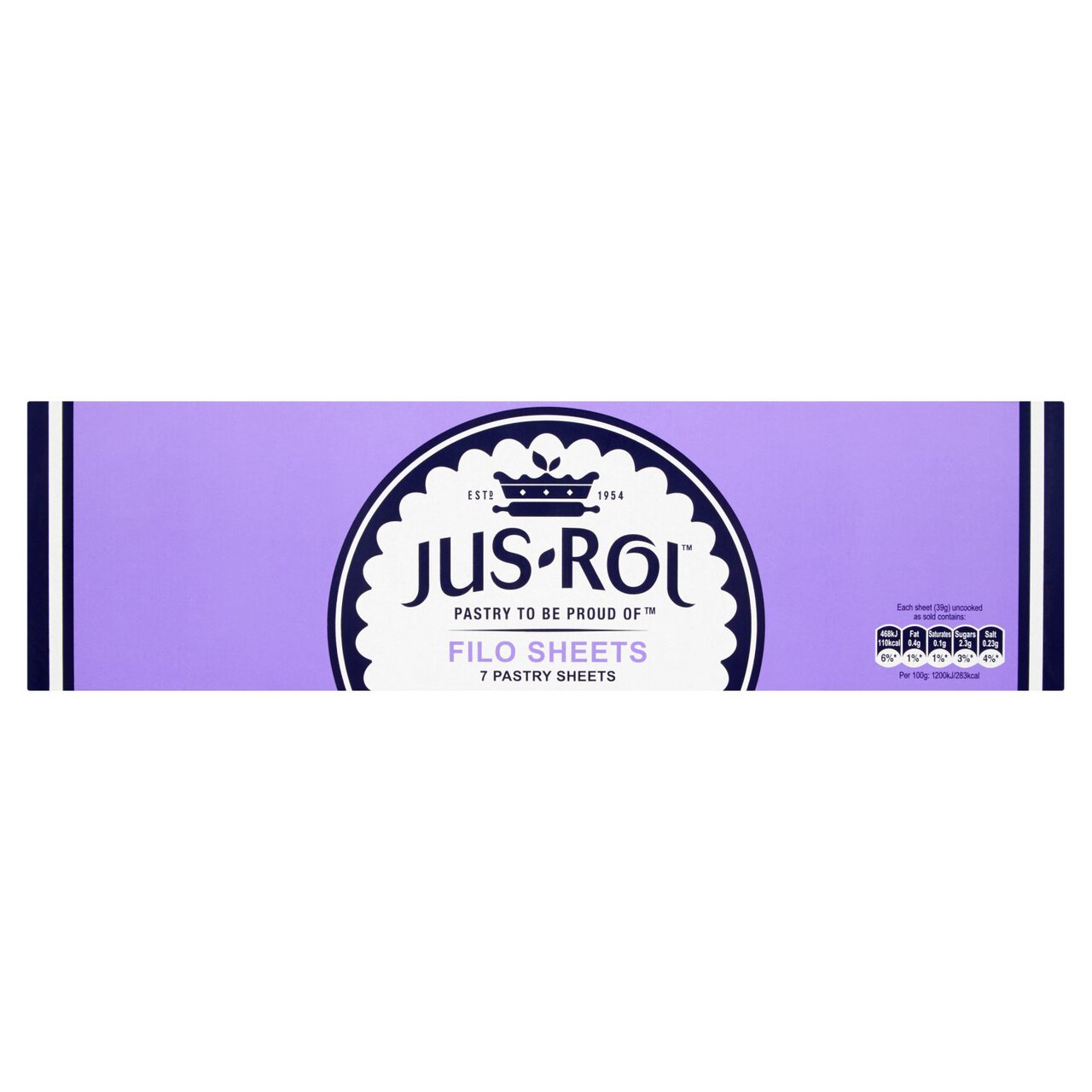 Jus-Rol Frozen Filo Pastry Sheets 270g