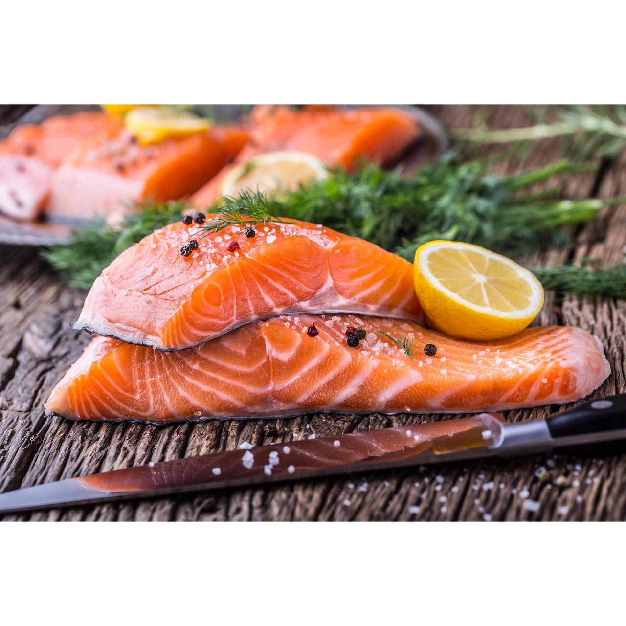 Russell's Organic Salmon Fillets Typically: 270g