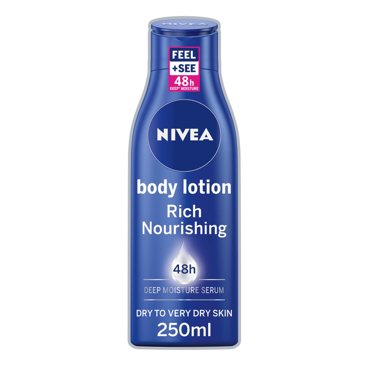 NIVEA Body Lotion for Very Dry Skin, Rich Nourishing 250ml