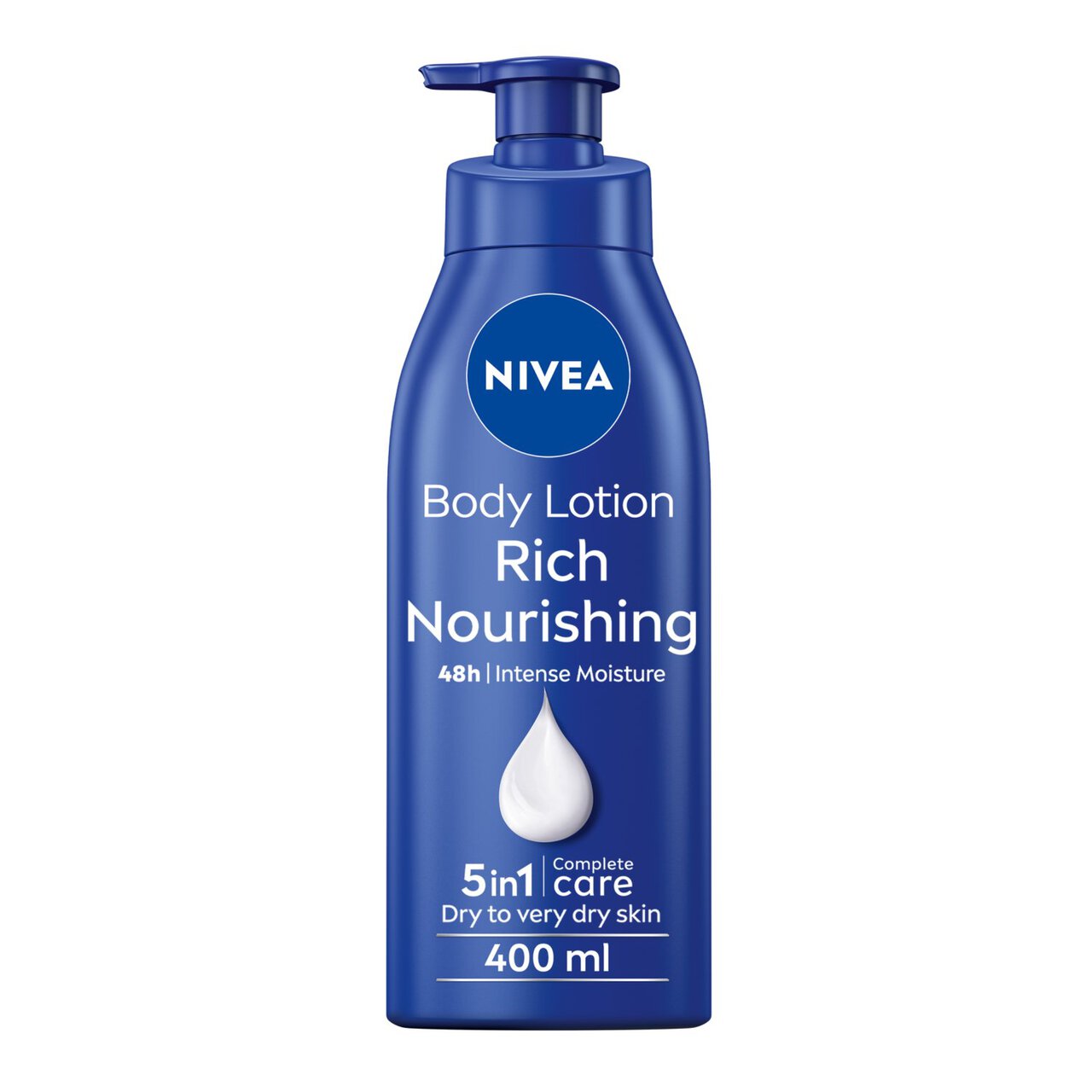 NIVEA Body Lotion for Dry Skin, Rich Nourishing 400ml